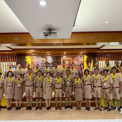 การฝึกอบรมผู้บังคับบัญชาลูกเสือหน่วยลูกเสือจิตอาสาพระราชทาน จังหวัดบุรีรัมย์ รุ่นที่ 3 